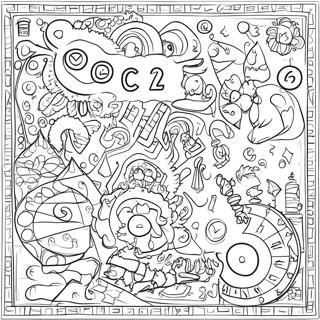 Math Mystery Coloring Page 95563-34699