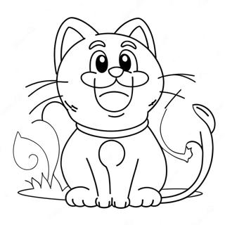 Cat Mario Coloring Page 95613-34773