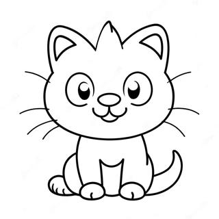 Cat Mario Coloring Page 95613-34775