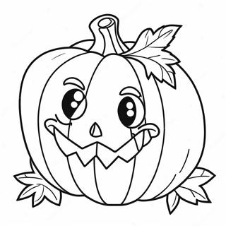 Scary Pumpkin Coloring Page 95767-34893