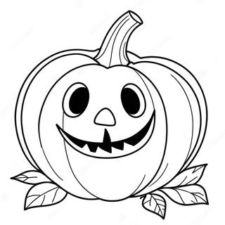 Scary Pumpkin Coloring Page 95767-34894