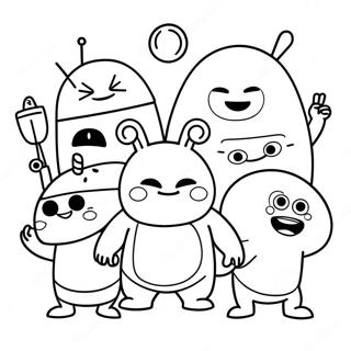 Oddbods Coloring Page 95793-34915