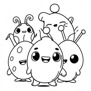 Funny Oddbods Coloring Page 95794-34919