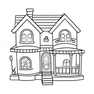 Charming Toca Boca Paper Doll House Coloring Page 95822-34951