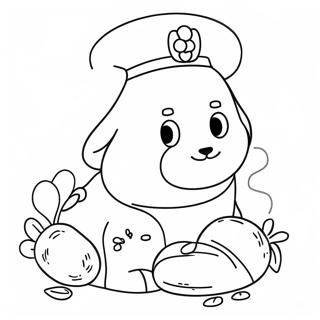 Chip And Potato Coloring Pages