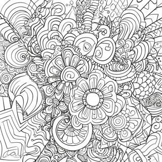 Trippy Geometric Shapes Coloring Page 9585 1697