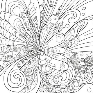 Vibrant Abstract Art Coloring Page 9586 2755