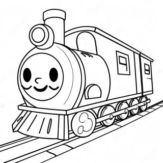 Colorful Toy Train Coloring Page 95870-34977