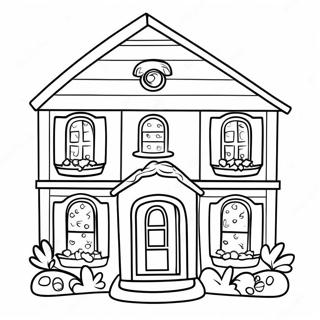 Adorable Dollhouse Toy Coloring Page 95873-34989