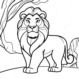 Mufasa Lion King Coloring Page 95894-34993