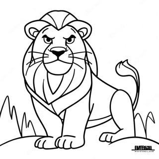 Mufasa Lion King Coloring Page 95894-34994