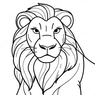 Mufasa Lion King Coloring Page 95894-34996