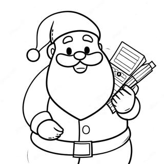 Challenging Santa Claus Coloring Page 96130-35181