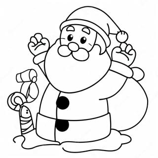 Challenging Santa Claus Coloring Page 96130-35184