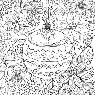 Detailed Christmas Ornament Coloring Page 96131-35185