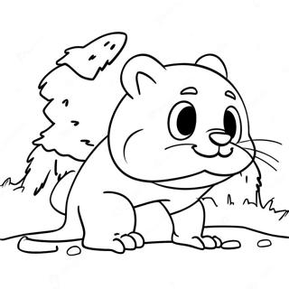 Grizzy And The Lemmings Coloring Pages