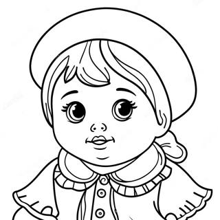 Baby Doll Coloring Page 96439-35414