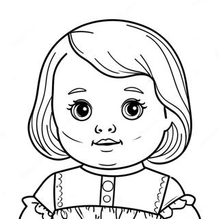 Baby Doll Coloring Page 96439-35415