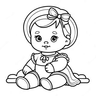 Baby Doll Coloring Page 96439-35416