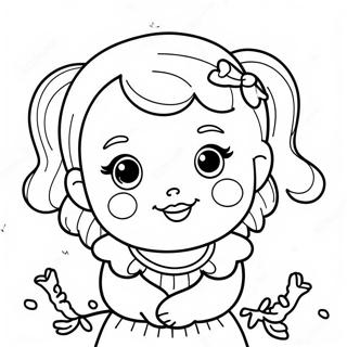 Cute Baby Doll Coloring Page 96440-35419
