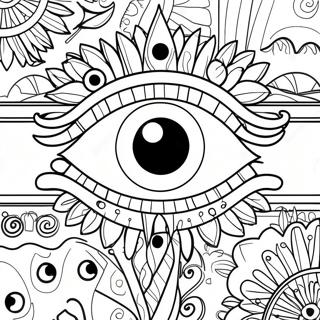 Evil Eye Coloring Page 96644-35573