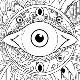 Evil Eye Coloring Page 96644-35574