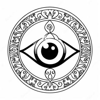 Evil Eye Coloring Page 96644-35575