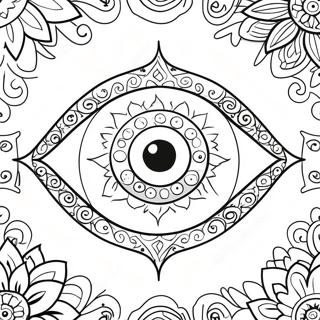 Evil Eye Coloring Page 96644-35576