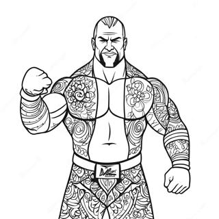 Dot Marker Wwe Coloring Page 96722-35635