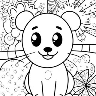 Romero Britto Coloring Pages