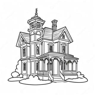 Disney Haunted Mansion Coloring Page 96850-35733