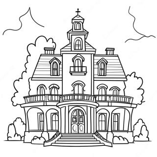 Disney Haunted Mansion Coloring Page 96850-35735