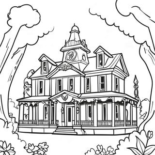 Disney Haunted Mansion Coloring Page 96850-35736