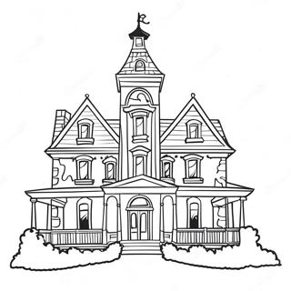 Disney Haunted Mansion Coloring Page 96850-35901