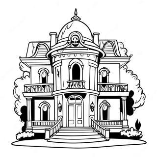 Disney Haunted Mansion Coloring Page 96850-35902