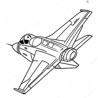 Fighter Jet In Flight Coloring Page 96877-35926