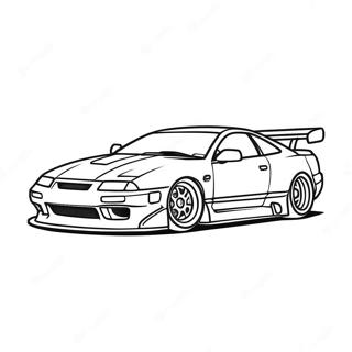 Jdm Car Coloring Pages