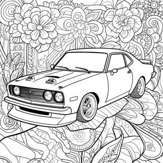Classic Jdm Car Design Coloring Page 96903-35950