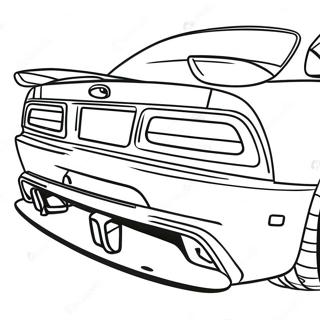 Sporty Jdm Car With Spoiler Coloring Page 96904-35787