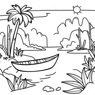 Florida Everglades Adventure Coloring Page 97032-36049