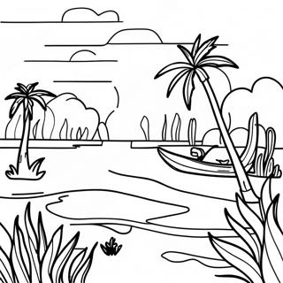 Florida Everglades Adventure Coloring Page 97032 36052