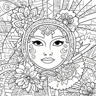 Papel Picado Coloring Page 97055-36057