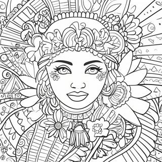 Papel Picado Coloring Page 97055-36059