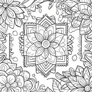 Papel Picado Coloring Page 97055-36060