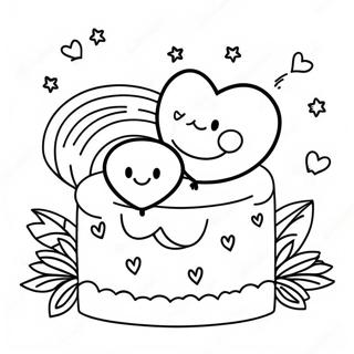 Happy Anniversary Coloring Pages