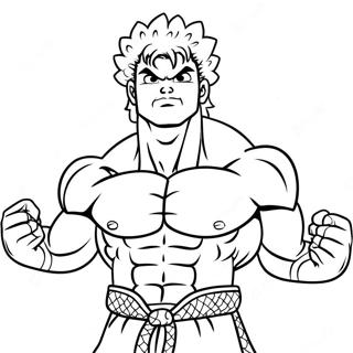Baki Coloring Page 97105-36099