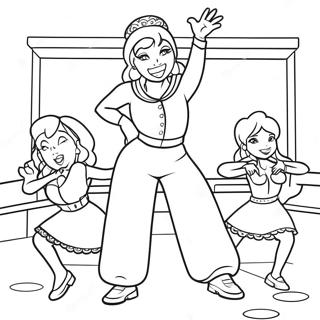 Ice Spice Performing On Stage Coloring Page 97132-36122