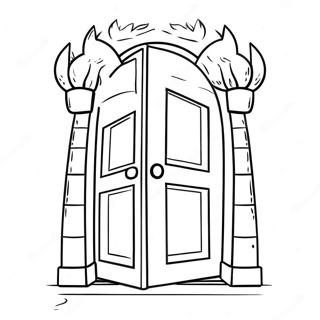 Roblox Doors Rush Coloring Page 97157-36138