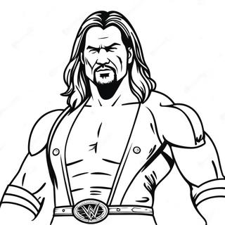 Action Packed Wwe Superstar Coloring Page 97316-36274