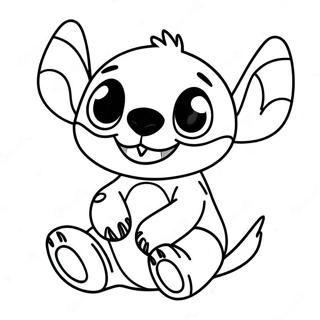 Stitch Halloween Coloring Page 97440-36359